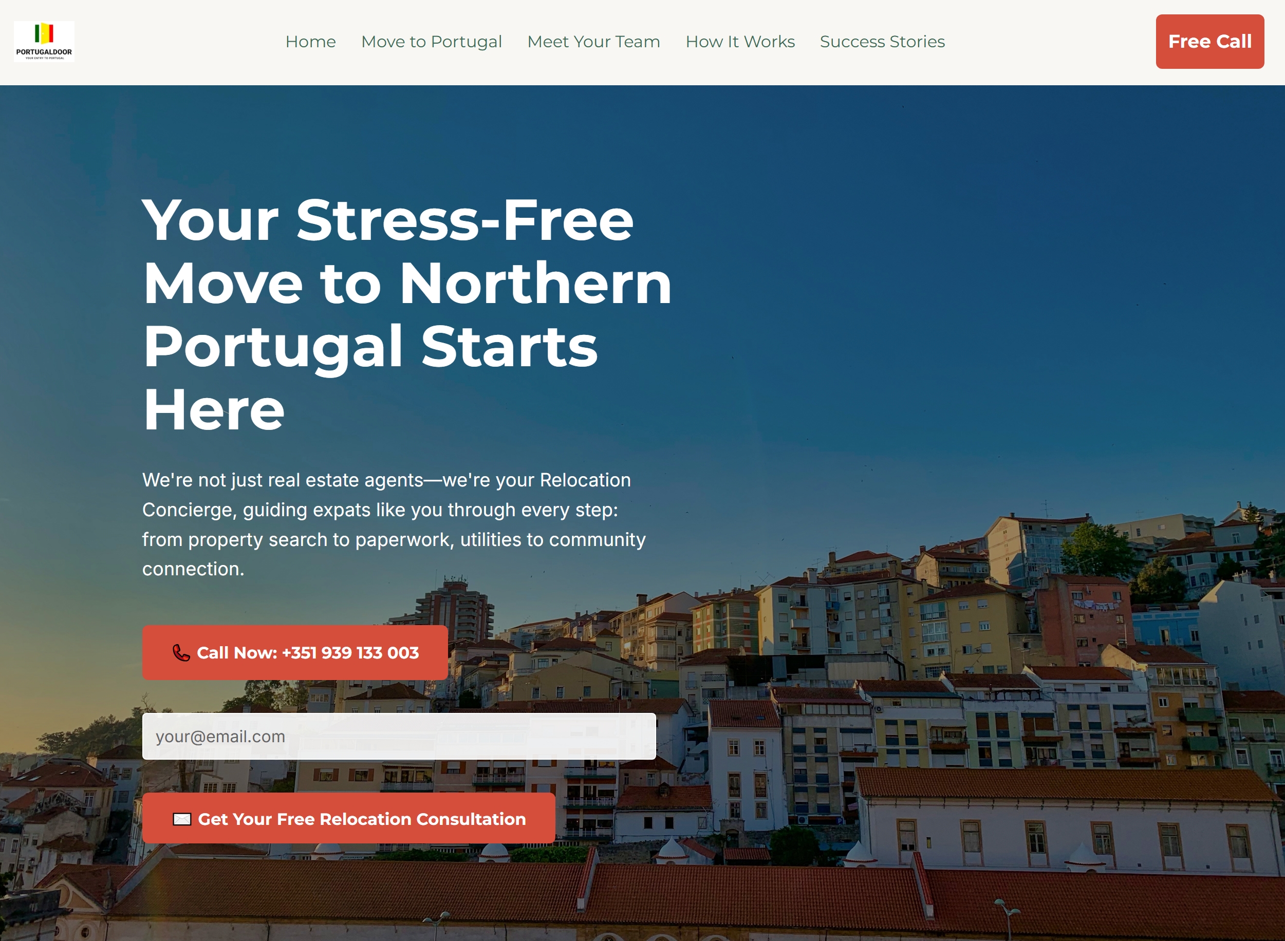 PORTUGALDOOR relocation and real estate project